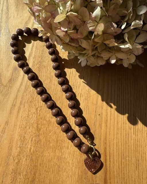 • Collier MONTÉ CARLO • Chocolat