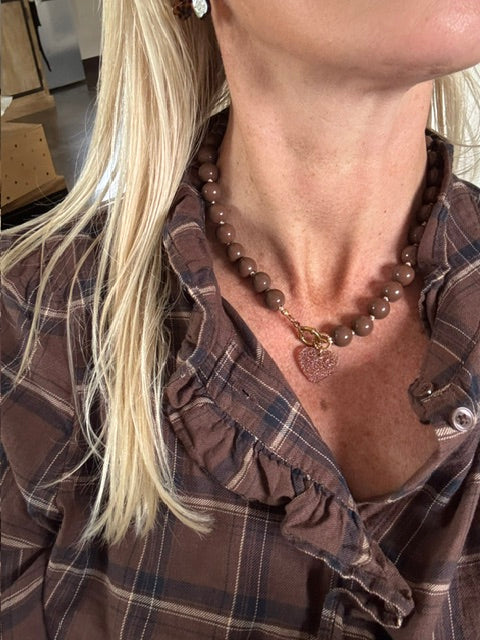 • Collier MONTÉ CARLO • Chocolat