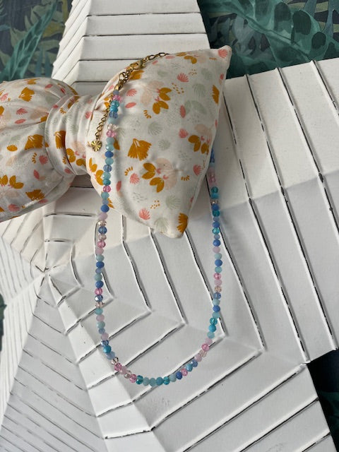 •Collier SUMMER •Bleu