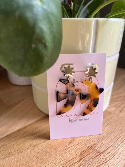 Boucles d'oreilles ·MATISSE· GRAOU