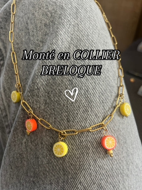 Collier ·FRENCH RIVIERA· Agrumes