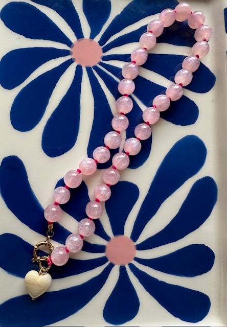 •Collier MONTÉ CARLO • Rose