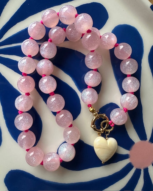 •Collier MONTÉ CARLO • Rose