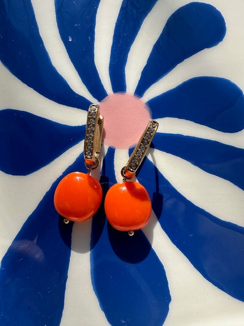 • Créoles BORNÉO • Orange