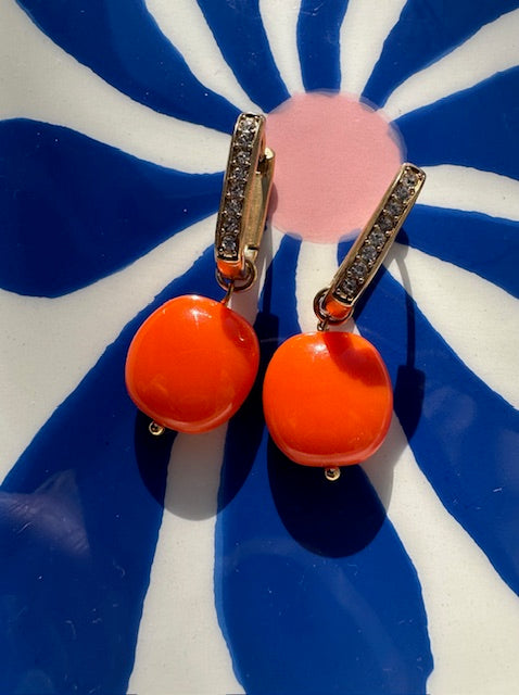 • Créoles BORNÉO • Orange