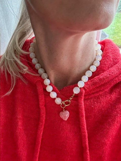 •Collier MONTÉ CARLO • Crème