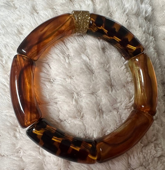 Bracelet ·RETRO· AMBRE / Grand Modèle