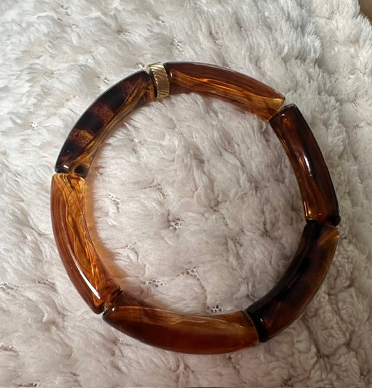 Bracelet ·RETRO· AMBRE / Petit Modèle